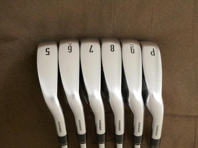 Iron set : Callaway : ชุดเหล็ก Callaway APEX DCB Forged (ปี 2022) มีเหล็ก 5-Pw (6 ชิ้น) ก้านเหล็ก NS Pro ZELOS 7 Flex S