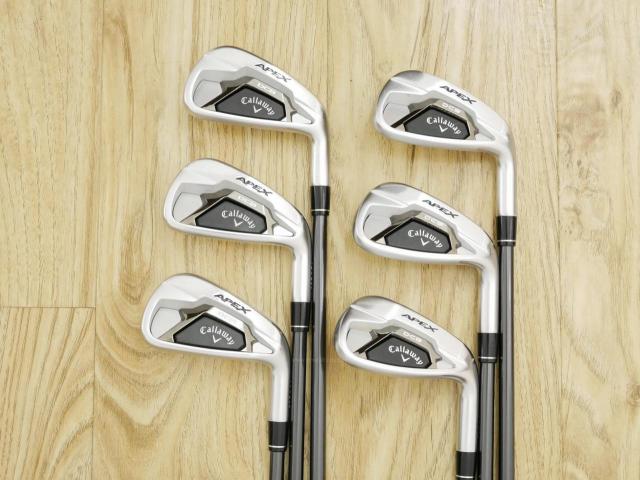 Iron set : Callaway : ชุดเหล็ก Callaway APEX DCB Forged (ปี 2022) มีเหล็ก 5-Pw (6 ชิ้น) ก้านกราไฟต์ Mitsubishi Diamana 55 Flex R