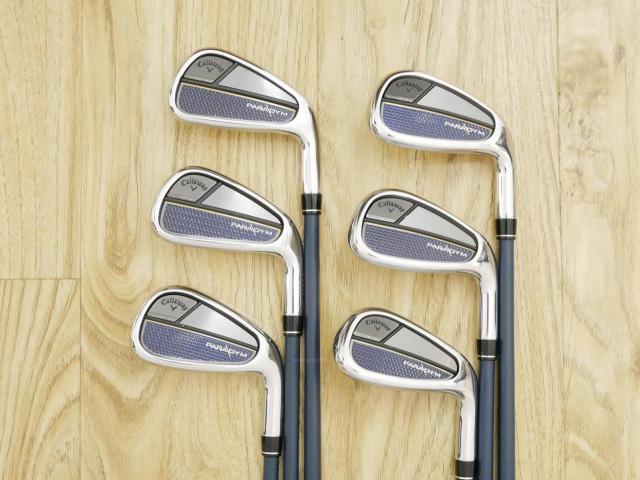 Iron set : Callaway : ชุดเหล็ก Callaway Paradym (ออกปี 2023 Japan Spec.) มีเหล็ก 6-Pw,Aw (6 ชิ้น) ก้านกราไฟต์ Fujikura VENTUS TR 5 Flex R