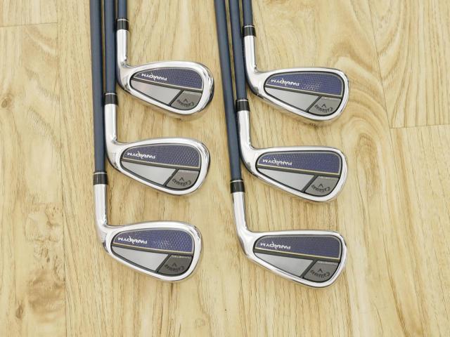 Iron set : Callaway : ชุดเหล็ก Callaway Paradym (ออกปี 2023 Japan Spec.) มีเหล็ก 6-Pw,Aw (6 ชิ้น) ก้านกราไฟต์ Fujikura VENTUS TR 5 Flex R